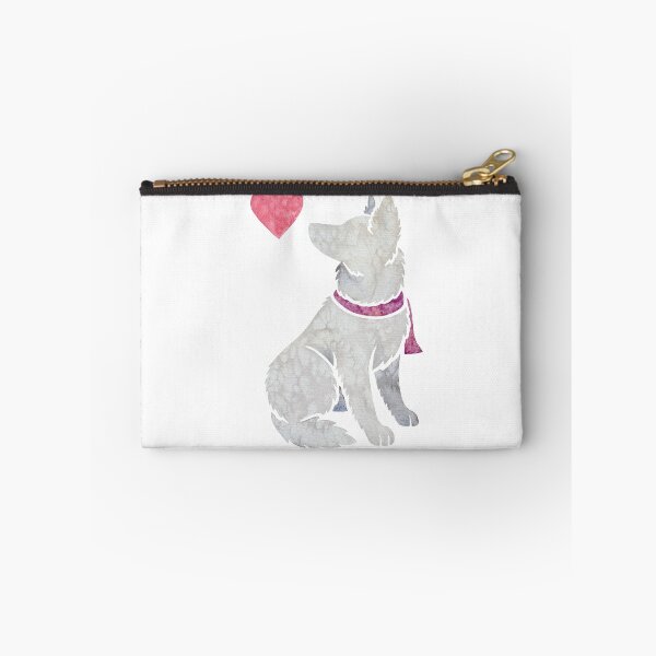 Item preview, Watercolour Swiss/White Shepherd designed and sold by animalartbyjess.