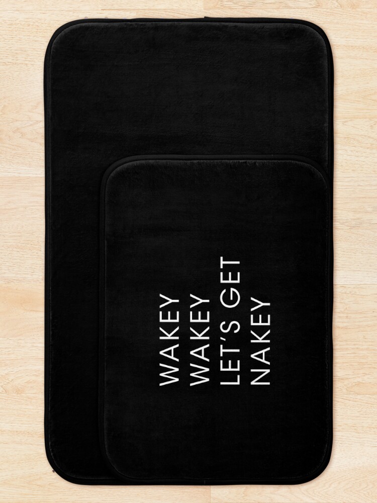 Alternate view of wakey wakey let Bath Mat