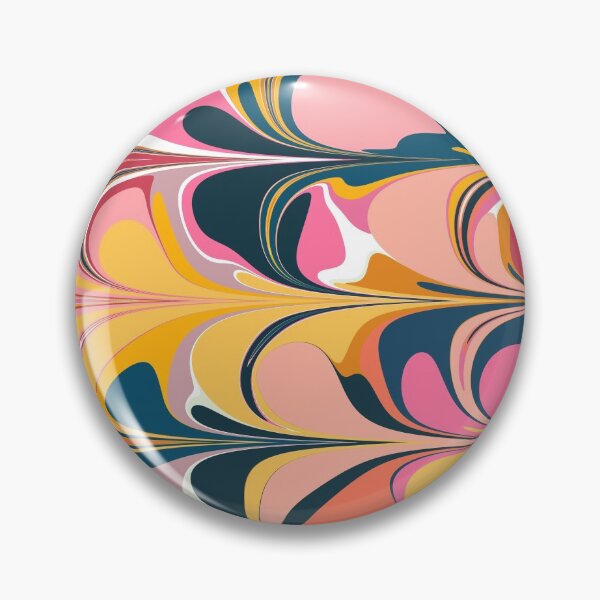 Item preview, Abstract Marbled Design in Bright and Bold Colors designed and sold by JuneJournal.