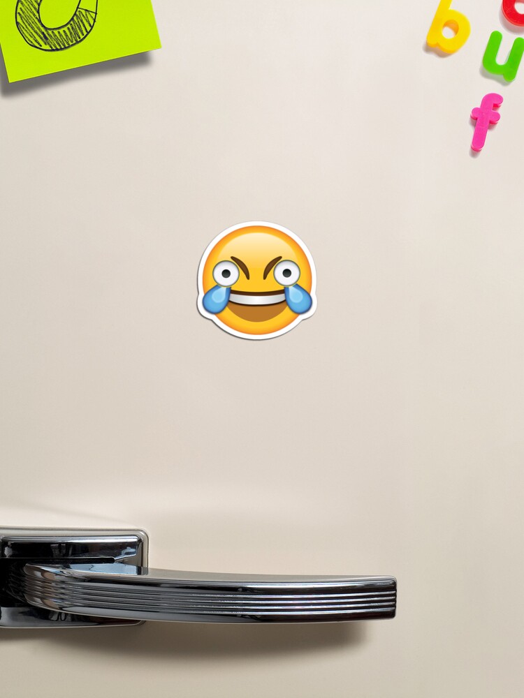 cursed laughing crying emoji | Sticker