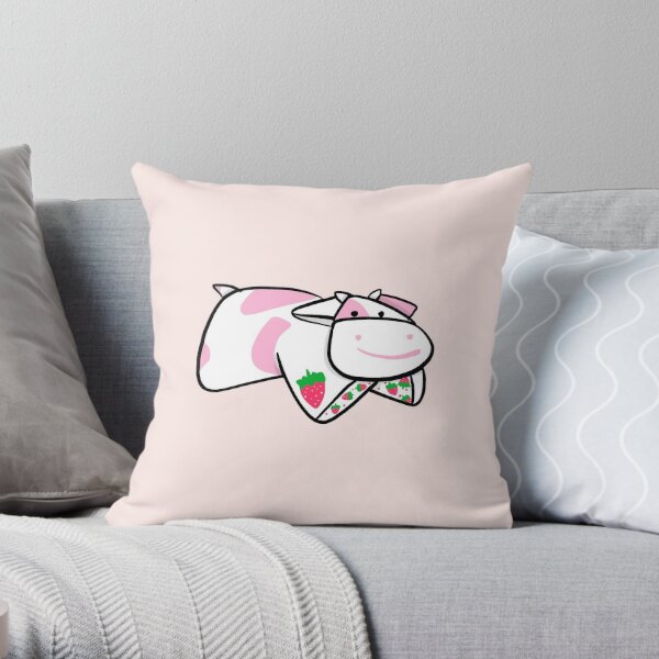 cow pillow pet strawberry