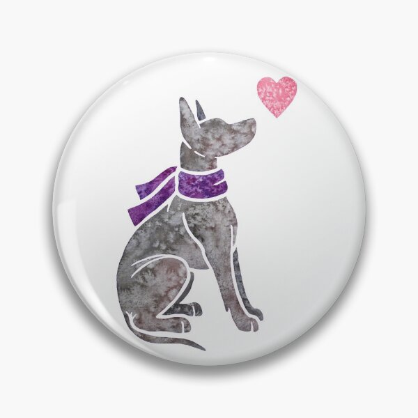 Item preview, Watercolour Xoloitzcuintle designed and sold by animalartbyjess.