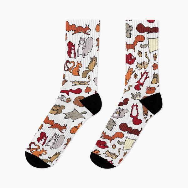 Item preview, Squirrels in Fall Doodle designed and sold by KiraKiraDoodles.
