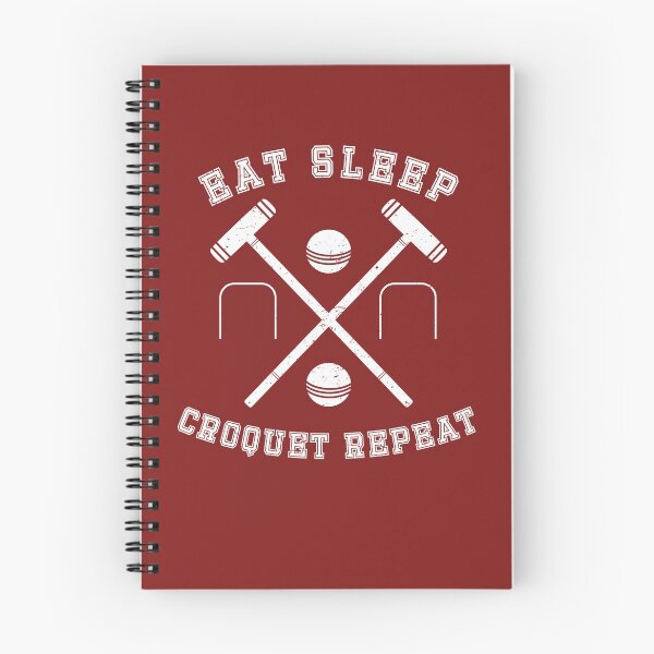 Item preview, Eat Sleep Croquet Repeat Croquet Player Gift designed and sold by Dan66.