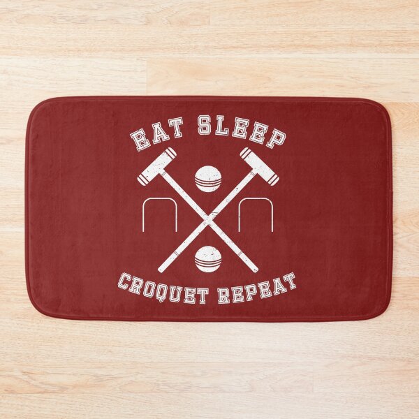 Item preview, Eat Sleep Croquet Repeat Croquet Player Gift designed and sold by Dan66.
