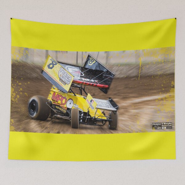 Item preview, Bright Yellow Sprintcar designed and sold by shaynetwright.