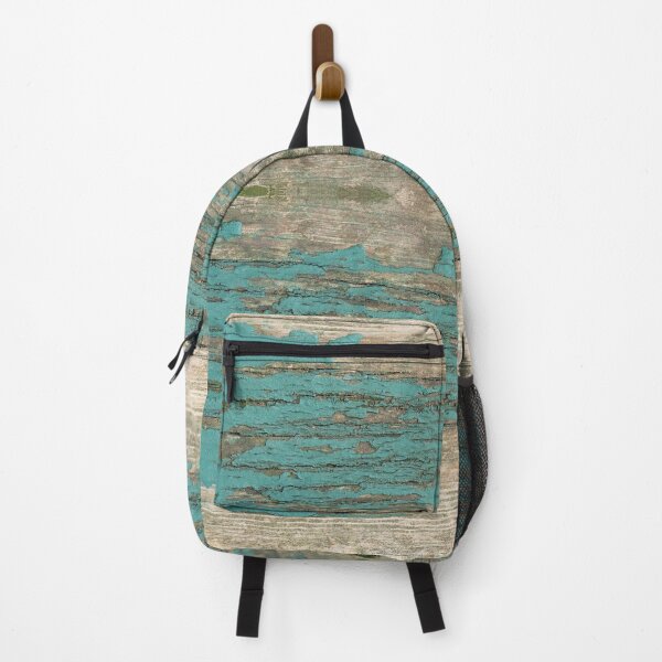 Item preview, Rustic weathered Wood - Weathered Wooden Plank - Beautiful knotty wood weathered turquoise paint designed and sold by TurningMoss.