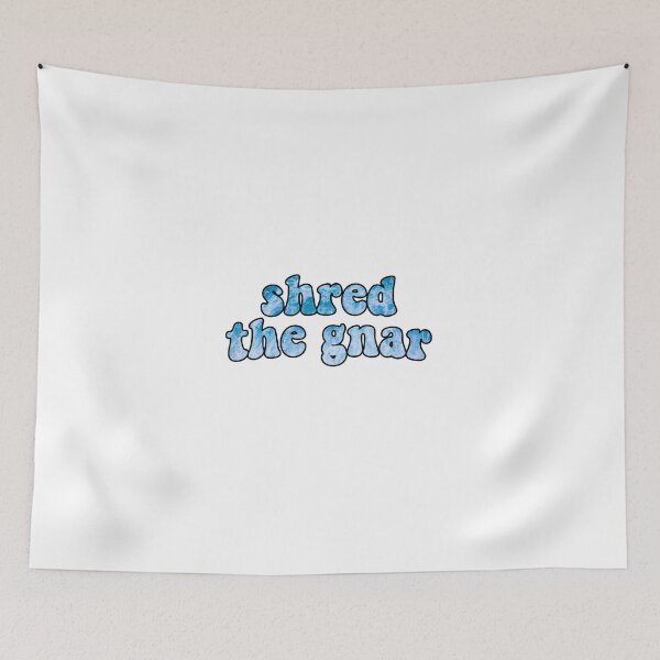 Item preview, shred the gnar retro quote designed and sold by daybydayna.