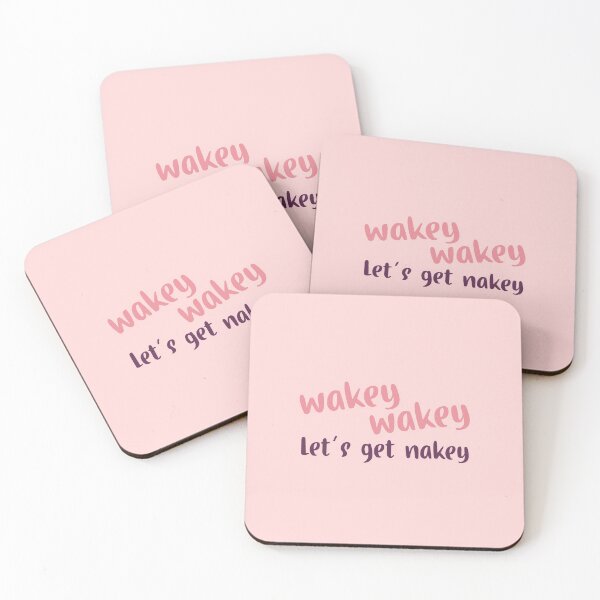 Item preview, wakey wakey lets get nakey pink designed and sold by corbrand.