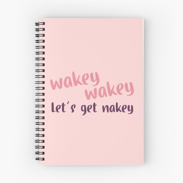 Item preview, wakey wakey lets get nakey pink designed and sold by corbrand.