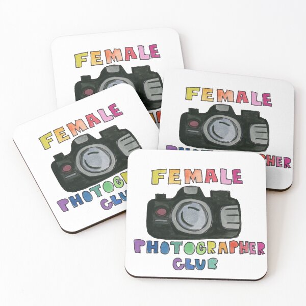 Item preview, Female Photographer Club Sticker designed and sold by Simonsdesign.