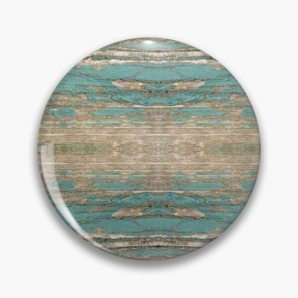 Item preview, Rustic Wood - Beautiful Weathered Wooden Plank - knotty wood weathered turquoise paint designed and sold by TurningMoss.