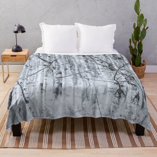Item preview, Black and White Aspen Forest Abstract designed and sold by Amy Mitchell.