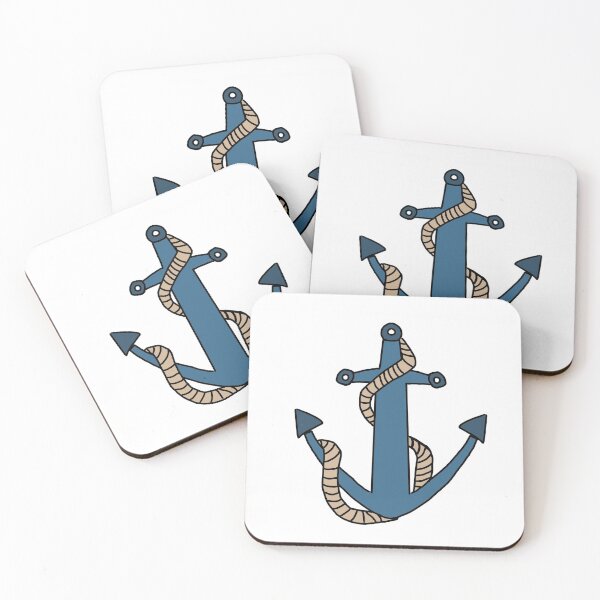 Item preview, blue anchor and rope design designed and sold by STARK45701.