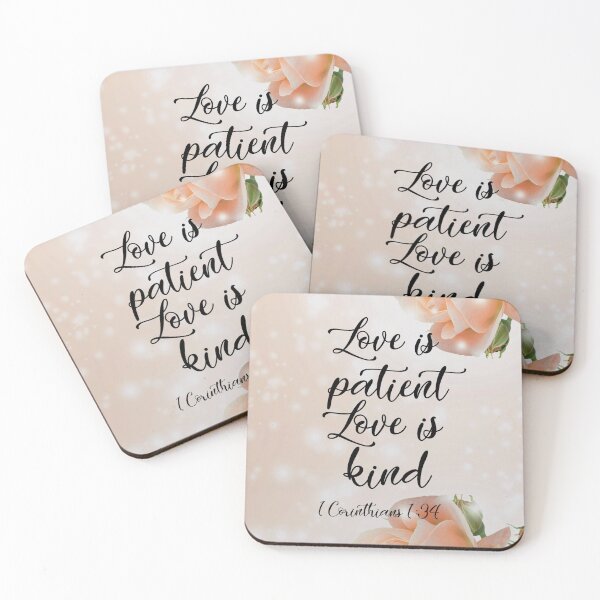 Item preview, Love is patient love is kind designed and sold by della95.