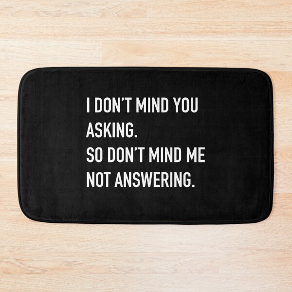 Item preview,  I don’t mind in black designed and sold by Ingridpd.