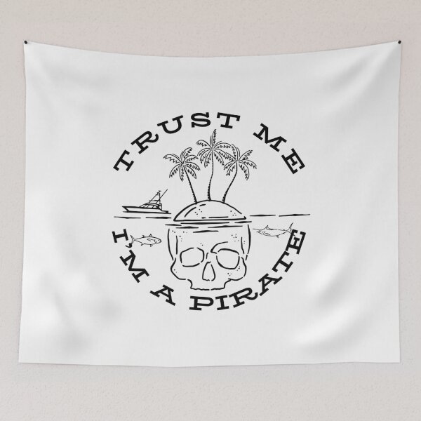 Item preview, Pirate Costume / Skull Graphic Palm Trees Island Design design designed and sold by CreatedByHeidi.