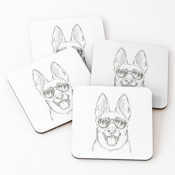 Item preview, K9 Dog With Glasses designed and sold by reesls.