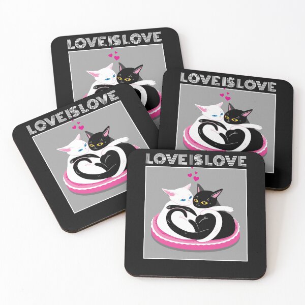 Item preview, Love Is Love Cuddle Cats designed and sold by Peace4Patti.