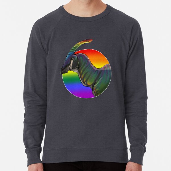 Item preview, PRIDE dinosaurs: Parasaurolophus (gay flag) designed and sold by DinoDJ.