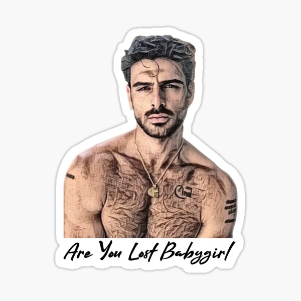 Êtes-vous perdu Babygirl Michel 365 jours Sticker