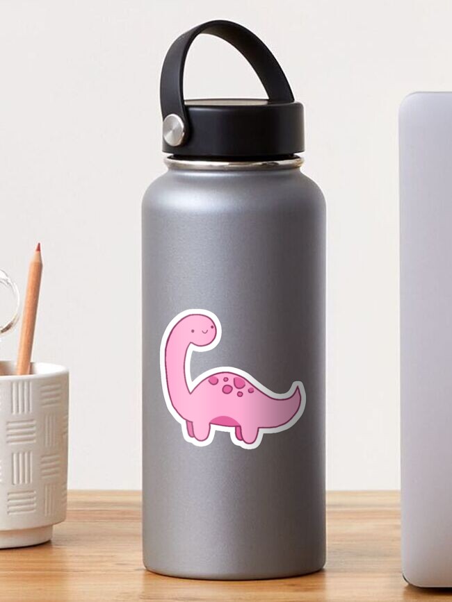 Dinosaur with Pink Bow Sticker – HappyPlanGirls Designs