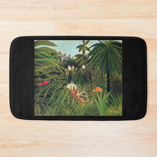Item preview, Jaguar Attacking a Horse - Henri Rousseau designed and sold by forgottenbeauty.