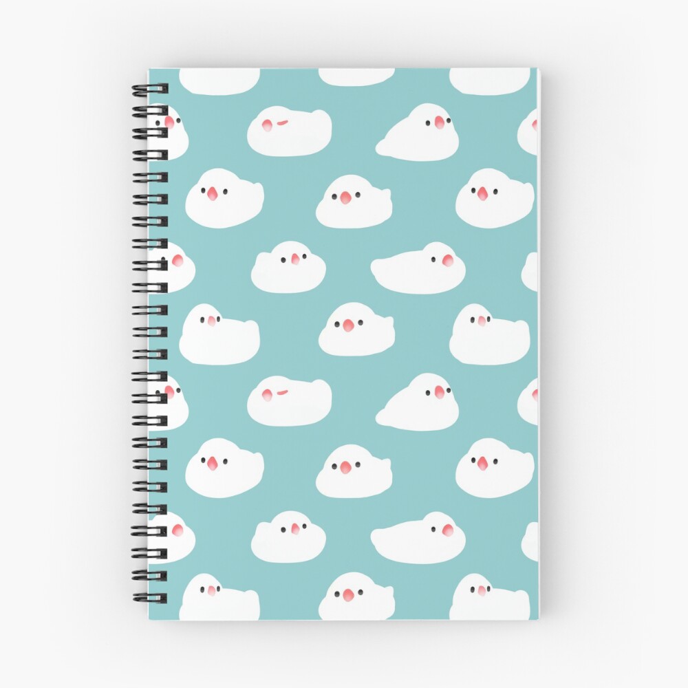 Vista previa del artículo con la obra «Cuaderno de espiral», diseñado y vendido por kingsblue.