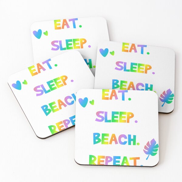 Item preview, Eat. Sleep. Beach. Repeat. designed and sold by maddie55meadows.