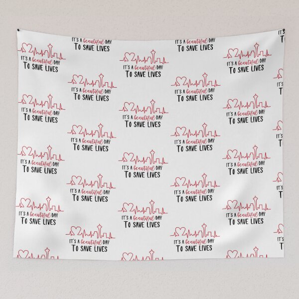 Item preview, It's a Beautiful Day to Save Lives designed and sold by maddie55meadows.