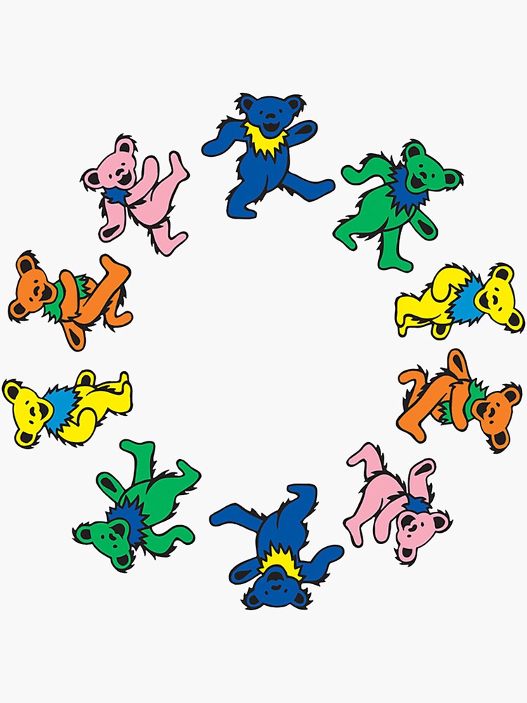 Dancing Bears Mini Sticker (Free Gift)