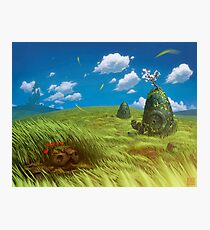 Windy Landscape Photographic Print