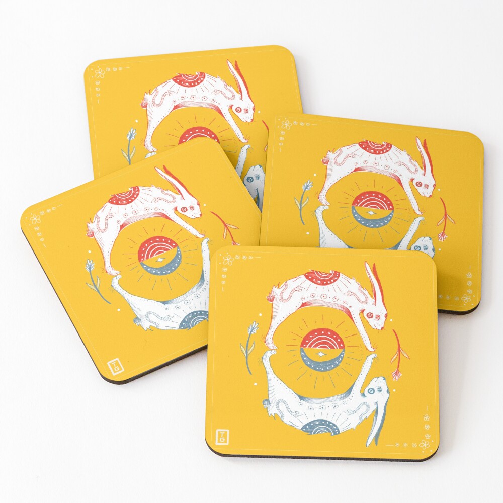 Item preview, Coasters (Set of 4) designed and sold by wizardbot.