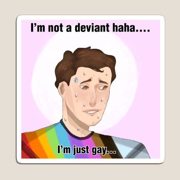Item preview, Connor deviancy meme Detroit Become Human designed and sold by teethhoney.