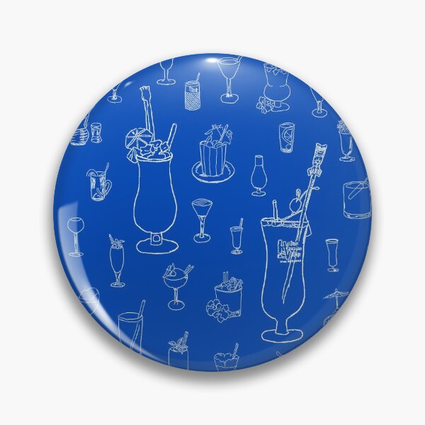 Item preview, Cocktail Hour - with the original Hilton Hawaii Blue Hawaii drink! designed and sold by MelindaLedsome.