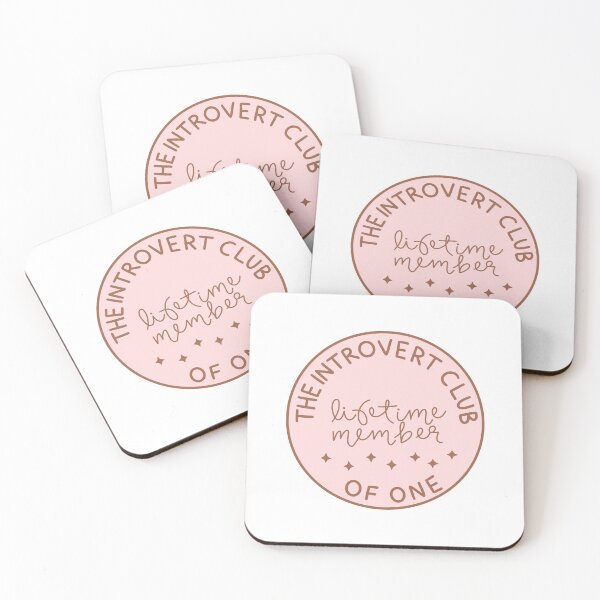 Item preview, introvert club badge designed and sold by cameronbaba.
