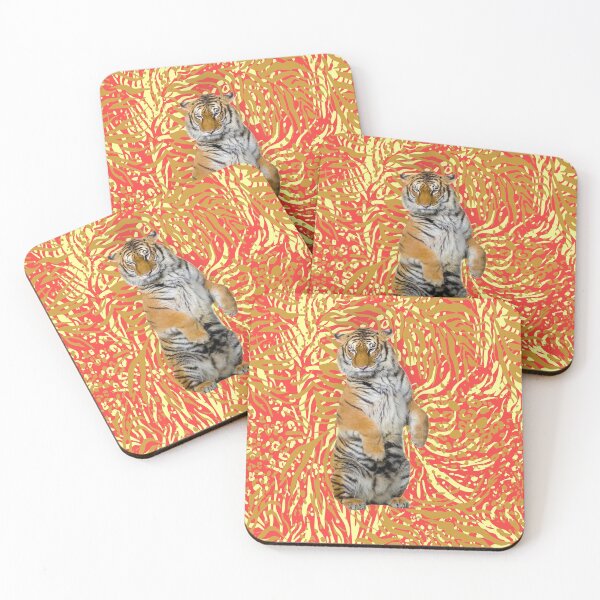 Item preview, ANY TREATS?  A fabulous image of a tiger standing – ready to pounce and are you when your opportunity comes? With this striking design you won’t have to wait to long. designed and sold by JOHNC1.