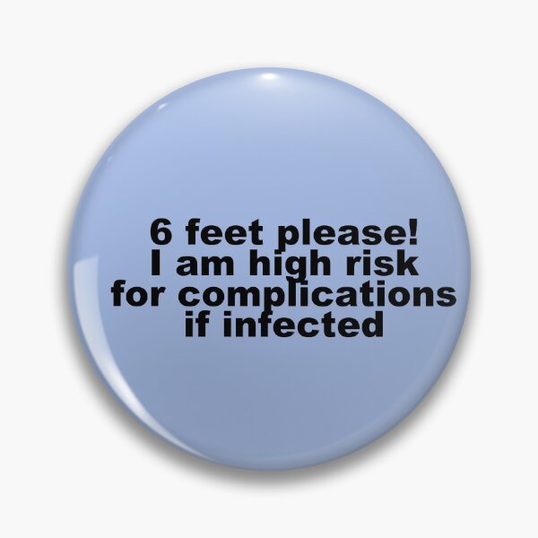 Item preview, Blue High Risk Immunocompromised Mask designed and sold by ellgee21.