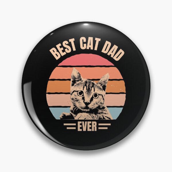 Item preview, Best cat dad ever designed and sold by BlueDot Bubble.