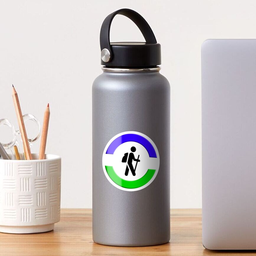 Hiker Graphic Sticker