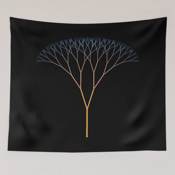 Item preview, Geometric Tree - Canopy Fractal designed and sold by creativo21.