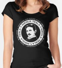 Nikola Tesla Women's Fitted Scoop T-Shirt