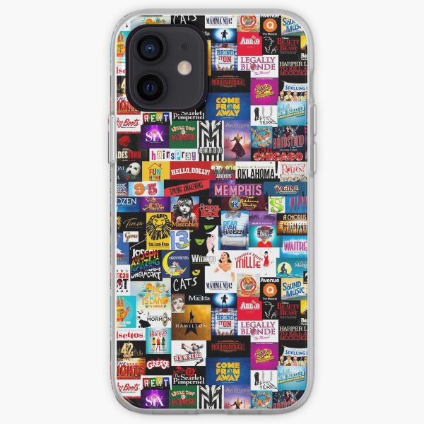 Broadway Show Logo Collage iPhone Soft Case