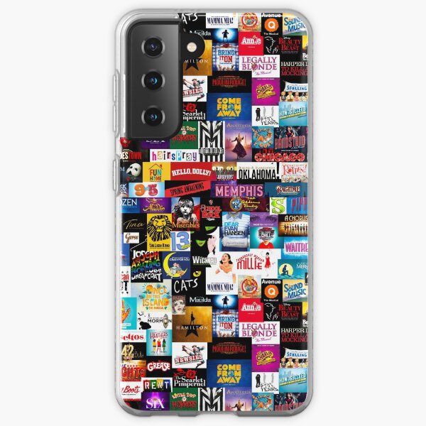 Broadway Show Logo Collage Samsung Galaxy Soft Case