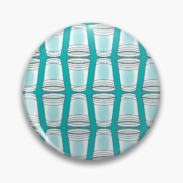 Item preview, Flip Cup Plastic Cup pattern in Dark Teal designed and sold by MelindaLedsome.