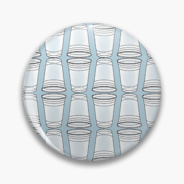 Item preview, Flip Cup Plastic Cup pattern in Light Blue designed and sold by MelindaLedsome.