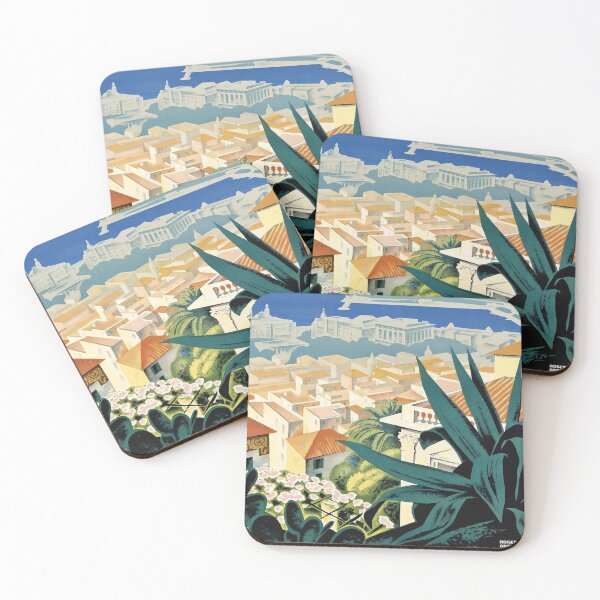 Item preview, PLM Beausoleil vintage travel poster designed and sold by stickart-marek.