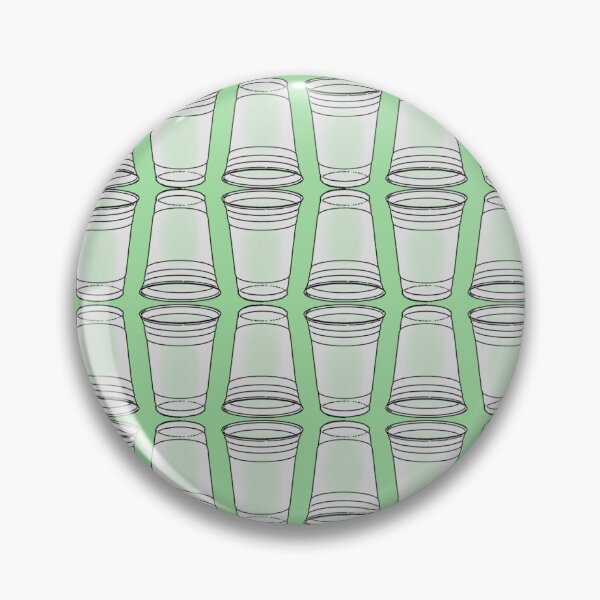 Item preview, Flip Cup Plastic Cup pattern in Mint Green designed and sold by MelindaLedsome.