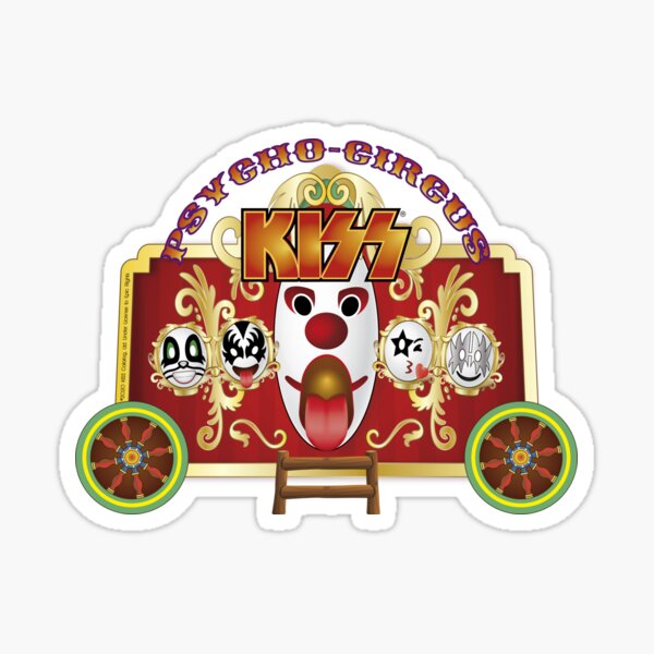 Aperçu de l'œuvre Embrasse le groupe - Psycho Circus - Design mignon pour les enfants créée et vendue par mimogoshopping.