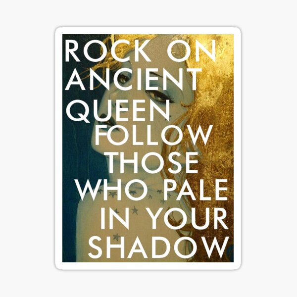 gold dust woman (ji) Sticker